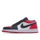 Air Jordan 1 Low Červené Černá Toe 553558-618 dámské Pánské AJ1 Obuv