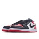 Air Jordan 1 Low Červené Černá Toe 553558-618 dámské Pánské AJ1 Obuv