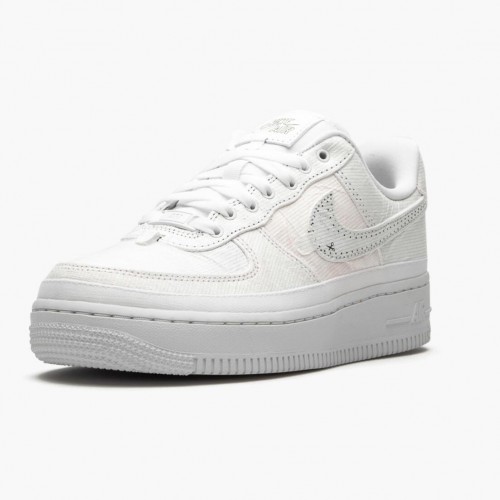 Nike Air Force 1 LX Reveal Černá Swoosh CJ1650 100 Dámské a pánské Běžné boty