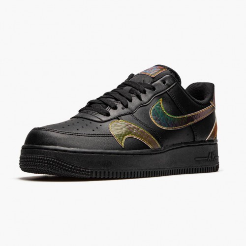 Nike Air Force 1 Low Misplaced Swooshes Černá Multi CK7214 001 Dámské a pánské Běžné boty