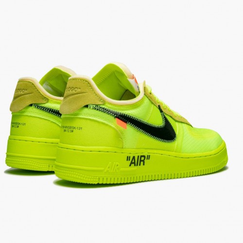 Nike Air Force 1 Low Off White Volt AO4606 700 Dámské a pánské Běžné boty