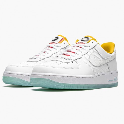 Nike Air Force 1 Low White Dark Sulfur CZ8132 100 Dámské a pánské Běžné boty