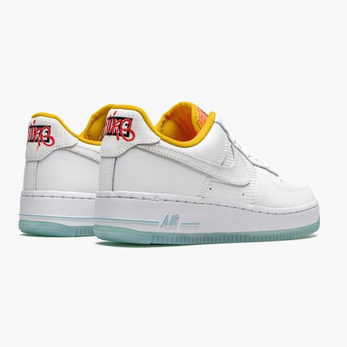 Nike Air Force 1 Low White Dark Sulfur CZ8132 100 Dámské a pánské Běžné boty