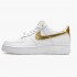 Nike Air Force 1 Low White Metallic Gold DC2181 100 Dámské a pánské Běžné boty