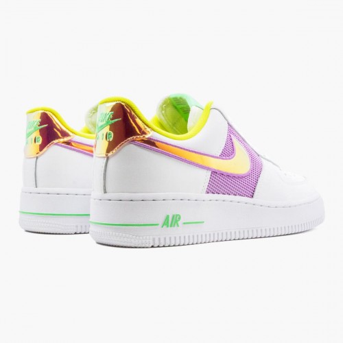 Nike Air Force 1 Low White Multi Pastel CW5592 100 Dámské a pánské Běžné boty