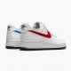 Nike Air Force 1 Low White Red Blue CT2816 100 Dámské a pánské Běžné boty