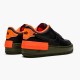 Nike Air Force 1 Shadow Černá Hyper Crimson Cargo Khaki CQ3317 001 Dámské Běžné boty