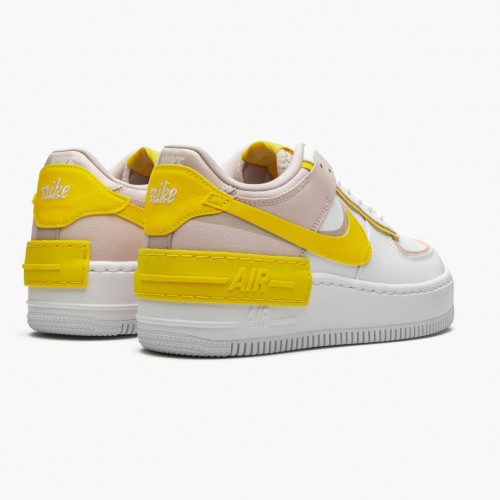 Nike Air Force 1 Shadow White Barely Rose Speed Yellow CJ1641 102 Dámské Běžné boty