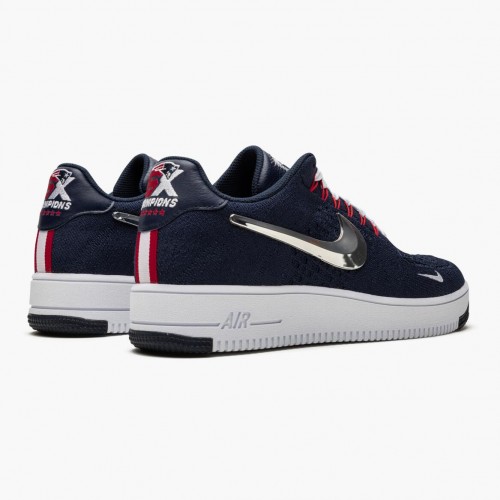 Nike Air Force 1 Ultra Flyknit Patriots 6X Champs CU9335 400 Dámské a pánské Běžné boty