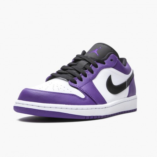 Air Jordan 1 Retro Low Court Purple Court Purple/Black White 553558-500