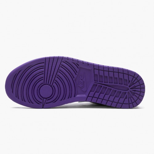 Air Jordan 1 Retro Low Court Purple Court Purple/Black White 553558-500