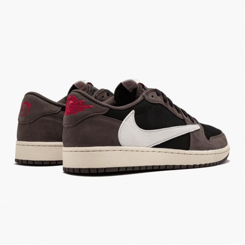 Air Jordan 1 Retro Low OG SP Travis Scott dámské a Pánské Běžné boty CQ4277 001 Černá/Sail-Dark Mocha/Universi AJ1 Jordan Tenisky