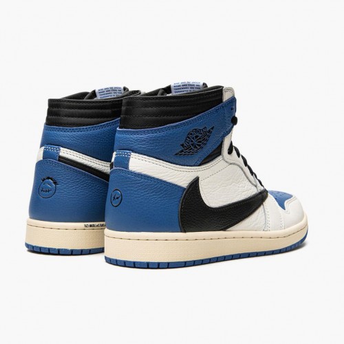 Air Jordan 1 High OG SP Fragment x Travis Scott Sail/Black-Military Blue-Shy Pink DH3227-105