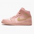 Air Jordan 1 Mid Coral Gold Coral StardustClub/Gold/Black 852542-600