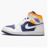 Air Jordan 1 Mid Royal Blue Laser Orange White/Deep Royal Blue/Track Red/Laser Orange 554724-131