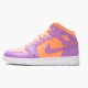 Air Jordan 1 Mid SE Atomic Pulse dámské a Pánské Běžné boty oranžový Pulse/Atomic Violet AV5174 800 AJ1 Jordan Tenisky