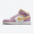 Air Jordan 1 Mid SE GS Arctic Pink Light Arctic Pink/University Gold/White DC9517-600