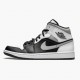 Air Jordan 1 Mid White Shadow dámské a pánské Běžné boty Černá bílá-Lt Kouř Šedá 554724 073 AJ1 Jordan Tenisky