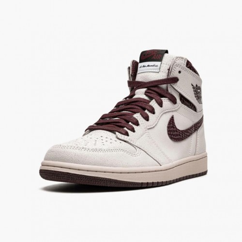 Air Jordan 1 Retro High OG A Ma Maniére Sail/Burgundy Crush DO7097-100