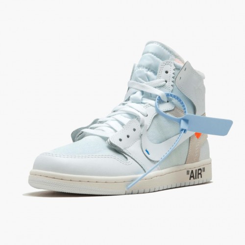 Air Jordan 1 Retro High Off-White White White AQ0818-100