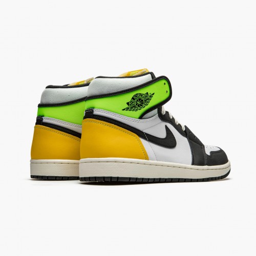 Air Jordan 1 Retro High White Black Volt University Gold White/Black-Volt-University Gold 555088-118