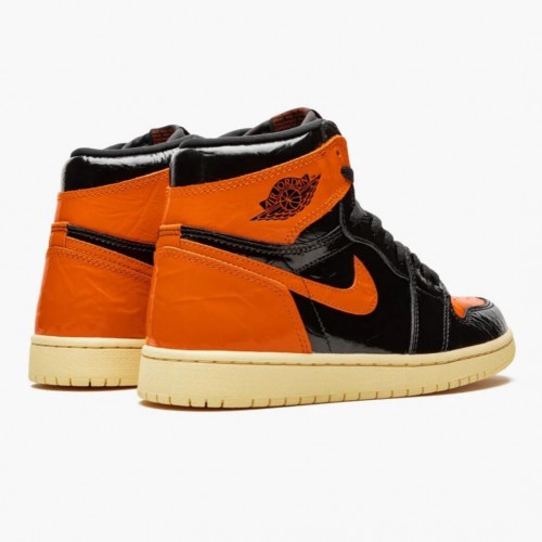 Air Jordan 1 Retro Shattered Backboard BlackPale Vanilla Starfish Black/Pale Vanilla-Starfish 555088-028