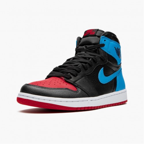 Air Jordan 1 High OG UNC To Chicago Black/Dark Powder Blue/Gym Red CD0461-046