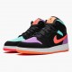 Nike Air Jordan 1 Mid Candy Černá/Total oranžový 554725 083 pánské/dámské AJ1 Jordan Tenisky