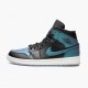 Nike Air Jordan 1 Mid Iridescent Black Černá/Bledá Ivory-Vícebarevná BQ6472 009 Pánské/WoPánské AJ1 Jordan Tenisky