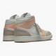 Air Jordan 1 Mid Milan Sail/Light Bone String Shimmer  CV3044-100