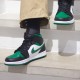 Nike Air Jordan 1 Mid Pine Green Černá/Gym Red-Bílý-Borovice Zelená Běžné boty 554724 067 AJ1 Tenisky