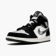 Nike Air Jordan 1 Mid Satin Šedá Toe Černá/Anthracite-Sail 852542 011 Tenisky AJ1 Běžné boty