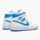 Nike Air Jordan 1 Mid UNC Univerzitní modro/bílá Běžné boty AJ1 Tenisky BQ6472 114