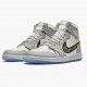 Air Jordan 1 Retro High Dior Wolf Grey/Sail Photon Dust Whi  CN8607-002