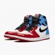 Nike Air Jordan 1 Retro High Fearless Bílý/University-Blue-Varsity CK5666 100 Běžné boty dámské a Pánské AJ1 Tenisky