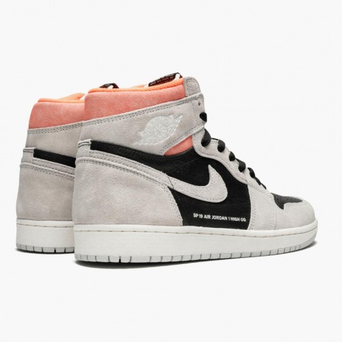 Nike Air Jordan 1 Retro High Neutral Grey Neutrální šedá/Černá Běžné boty 555088 018 AJ1 Tenisky