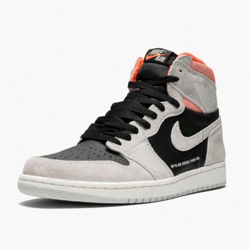 Nike Air Jordan 1 Retro High Neutral Grey Neutrální šedá/Černá Běžné boty 555088 018 AJ1 Tenisky