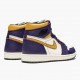 Air Jordan 1 Retro High OG Defiant SB LA to Chicago Purple/Sail University Gold Bl  CD6578-507