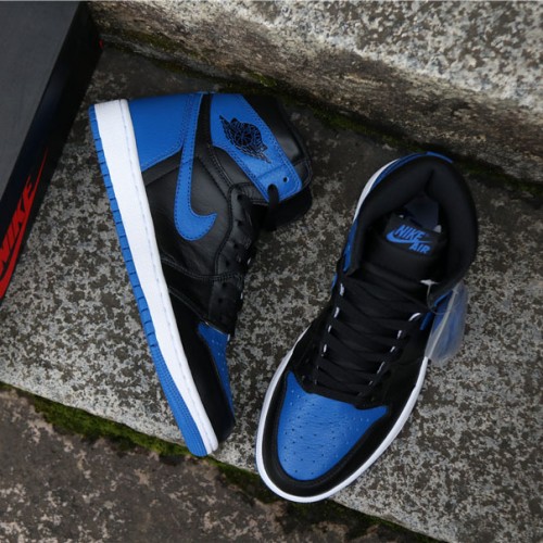 Nike Air Jordan 1 Retro High OG "Royal" Černá/Královský-Bílý Běžné boty 555088 007 AJ1 Tenisky