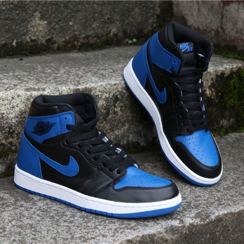 Air Jordan 1 Retro High OG Royal Black/Royal White  555088-007