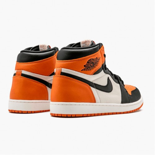 Nike Air Jordan 1 Retro ShatteČervené Backboard Černá/Starfish-Sail 555088 005 pánské AJ1 Jordan Tenisky