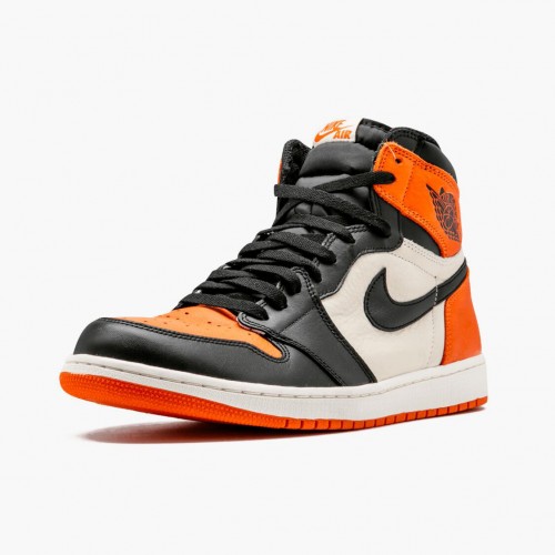 Nike Air Jordan 1 Retro ShatteČervené Backboard Černá/Starfish-Sail 555088 005 pánské AJ1 Jordan Tenisky