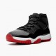 Air Jordan 11 Retro Bred 2019 Black/White/Varsity Red  378037-061