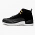 Air Jordan 12 Retro "Reverse Taxi" pánské AJ12 Běžné boty 130690 017 Černá/Zlato-Bílý Jordan Tenisky