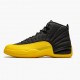 Air Jordan 12 Retro University Gold   Black/Black/University Gold 130690-070