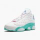 Air Jordan 13 Retro Aurora Green   White/Soar Aurora Green Digita  439358-100