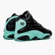 Air Jordan 13 Retro Island Green  Black/Island Green/Metallic Si  414571-030