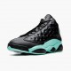 Air Jordan 13 Retro Island Green  Black/Island Green/Metallic Si  414571-030