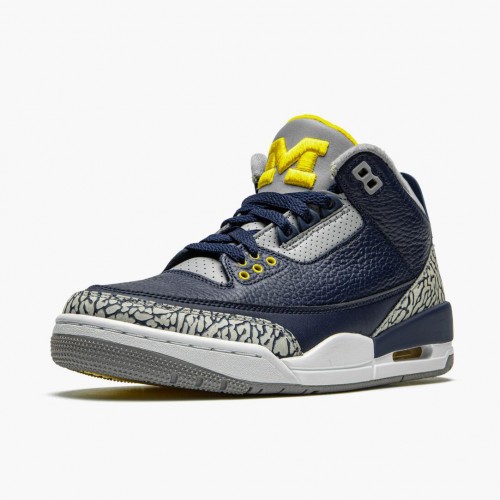 Air Jordan 3 Retro Michigan pánské Běžné boty AJ3 820064 Černá/Univerzita Zlato-CePánskét G AJ3 Jordan Tenisky