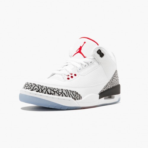 Air Jordan 3 Retro NRG Mocha pánské Běžné boty 923096 101 Bílý/oheň Červené-CePánskét Šedá AJ3 Jordan Tenisky